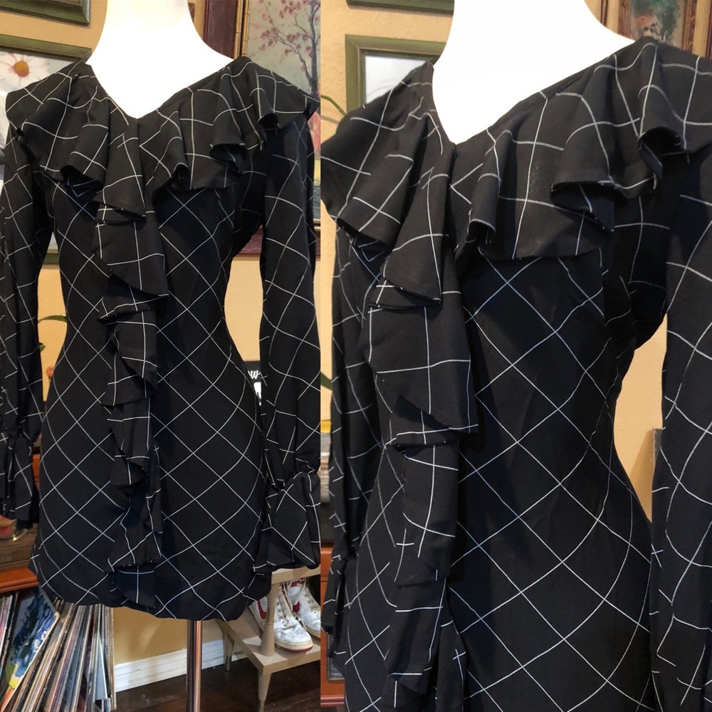 Vintage 1980’s Ruffle Dress